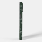 プロフェッショナルブランドパターンロゴフォレストグリーン Case-Mate iPhoneケース (裏面 / 右)