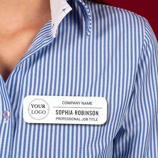 プロフェッショナルブランド企業ののロゴ従業員 名札