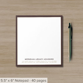 プロフェッショナルブルゴーニュ金ゴールドメモ帳 ノートパッド