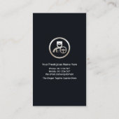 プロフェッショナルブルストライプーシーズシルバーショーフ 名刺 (裏面)