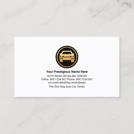 プロフェッショナルブルーウォータードロップディテアリングセンター 名刺 (裏面)