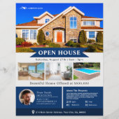 プロフェッショナルブルーオープンハウス実在エテート チラシ (正面)