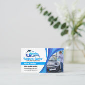 プロフェッショナルブルーカー洗車圧力洗浄 名刺 (スタンド正面)