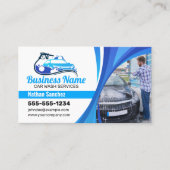 プロフェッショナルブルーカー洗車圧力洗浄 名刺 (正面)