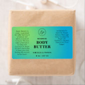 プロフェッショナルブルーグリーン体バターラベル ラベル (インサイチュ)