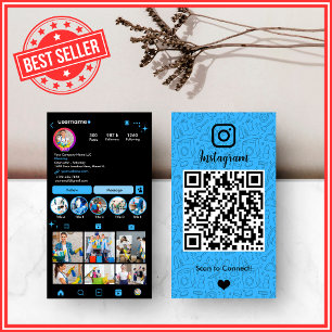 プロフェッショナルブルーハウスキーピングInstagram QR 名刺