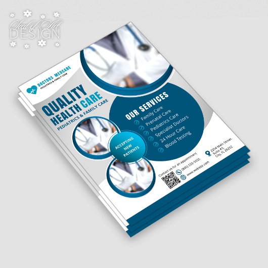 プロフェッショナルブルーヘルス医療気に事業 チラシ
