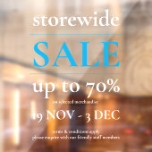 プロフェッショナルブルーホワイトセールウィンドウ表示記号 ウィンドウサイン (シート2)