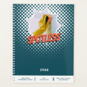 プロフェッショナルブルーホワイトハウスクリーニングアポイントメント プランナー手帳 (正面)