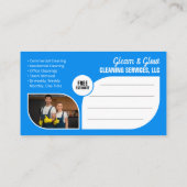プロフェッショナルブルーホームクリーニングメイドジャニカ 名刺 (裏面)