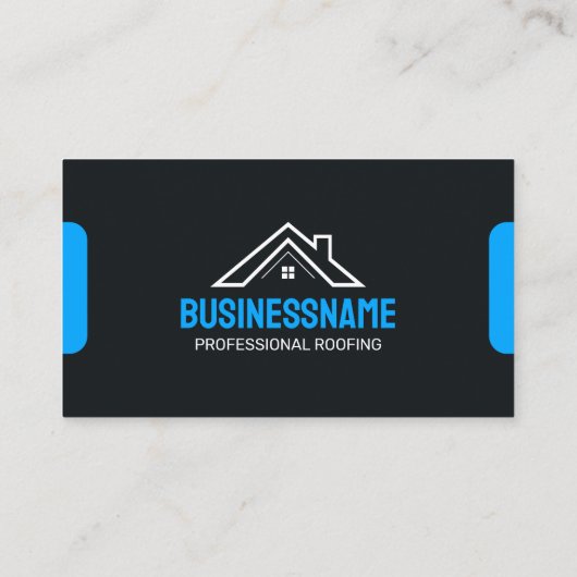 プロフェッショナルブルールーフィング実在エステートシェングル 名刺 (裏面)