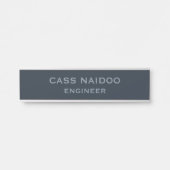 プロフェッショナルブルー企業のミニマル主義者 サインプレート (正面)