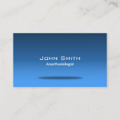 プロフェッショナルブルー宇宙麻酔科医 名刺 (正面)