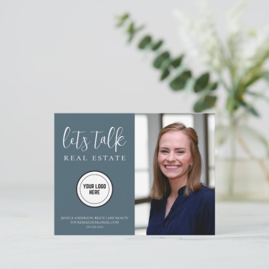 プロフェッショナルブルー実在エテートマーケティング ポストカード (スタンド正面)