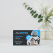 プロフェッショナルブルー屋根不動産の屋根材 名刺 (スタンド正面)