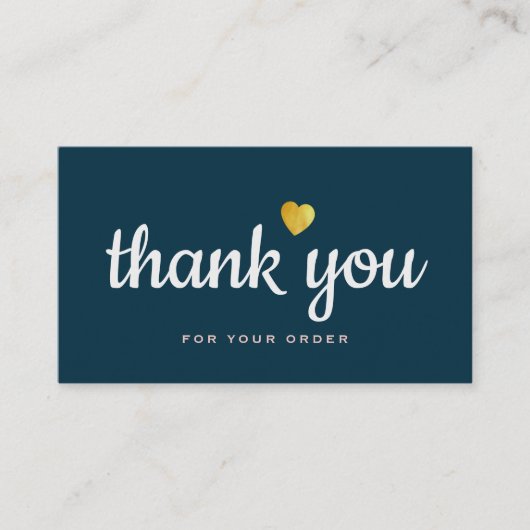 プロフェッショナルブルー感謝していユーザー名刺 名刺 (正面)