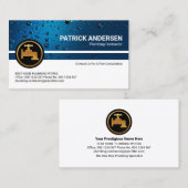 プロフェッショナルブルー水滴配管 名刺 (正面/裏面)