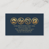 プロフェッショナルブルー水滴配管 名刺 (裏面)