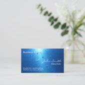 プロフェッショナルブルー海魚類魚釣りガイド 名刺 (スタンド正面)