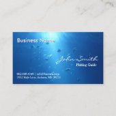 プロフェッショナルブルー海魚類魚釣りガイド 名刺 (正面)