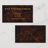 プロフェッショナルブロンズ 名刺 (正面/裏面)