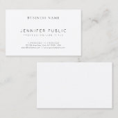 プロフェッショナルプエレガントラお洒落インラグジュアリー 名刺 (正面/裏面)