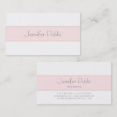 プロフェッショナルプモダンラお洒落インラグジュアリー 名刺 (正面/裏面)