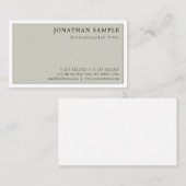 プロフェッショナルプモダンラスタイリッシュインお洒落デザイン 名刺 (正面/裏面)