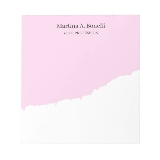 プロフェッショナルプユニークライエレガントンシンプル ノートパッド (正面)