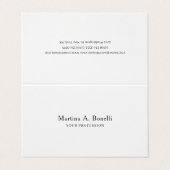 プロフェッショナルプユニークライエレガントンシンプル 名刺 (外部フラット)