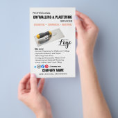 プロフェッショナルプラスター&スキミングサービス –  チラシ (ハンドル)