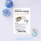 プロフェッショナルプラスター&スキミングサービス –  チラシ (シングル)