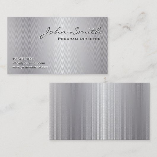 プロフェッショナルプラチナメタルプログラムディレクター 名刺 (正面/裏面)