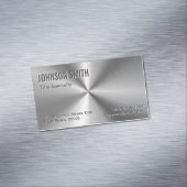 プロフェッショナルプレインスライバーラジアルメタリックルック マグネット名刺 (インサイチュ)