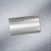 プロフェッショナルプレインスライバーラジアルメタリックルック マグネット名刺 (インサイチュ)