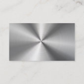 プロフェッショナルプレインスライバーラジアルメタリックルック 名刺 (裏面)