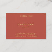 プロフェッショナルプレミアムパールフィニッモダンシエレガントュ 名刺 (裏面)