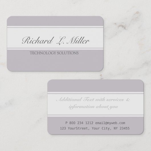 プロフェッショナルプレーンなコンピュータ技術の修復IT 名刺 (正面/裏面)