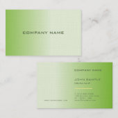 プロフェッショナルプレーンエレガントプレミアムリネンラグジュアリー 名刺 (正面/裏面)