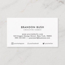 プロフェッショナルプレーンホワエレガントイトモダンバス 名刺