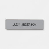 プロフェッショナルプレーンモダングレエレガントー サインプレート (正面)