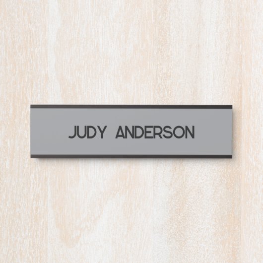 プロフェッショナルプレーンモダングレエレガントー サインプレート (正面)