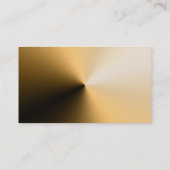 プロフェッショナルプレーン金ゴールドブラウンラジアルメタリックルック 名刺 (裏面)