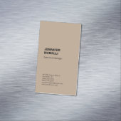 プロフェッショナルプレーン・ミニマルモダントレンディー マグネット名刺 (インサイチュ)