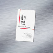 プロフェッショナルプレーン・ミニマルモダントレンディー マグネット名刺 (インサイチュ)