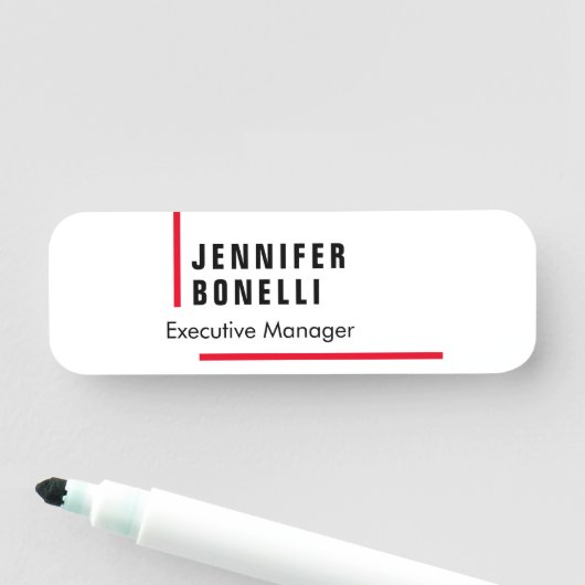 プロフェッショナルプレーン・ミニマルモダントレンディー 名札 (インサイチュ)