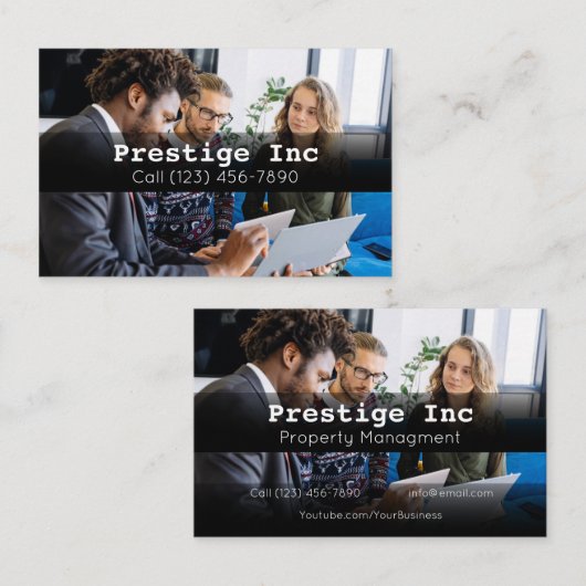 プロフェッショナルプロパティ管理マネージャ 名刺 (正面/裏面)