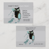 プロフェッショナルプロモーションハウスの画家たちブラシ 名刺 (正面/裏面)