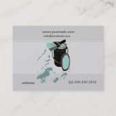 プロフェッショナルプロモーションハウスの画家たちブラシ 名刺 (裏面)