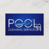 プロフェッショナルプールクリーニングサービス 名刺 (正面)